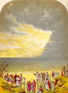 Christian Crossing the River, from The Pilgrims Progress by John Bunyan, published c.1880 by Alexander Francis Lydon